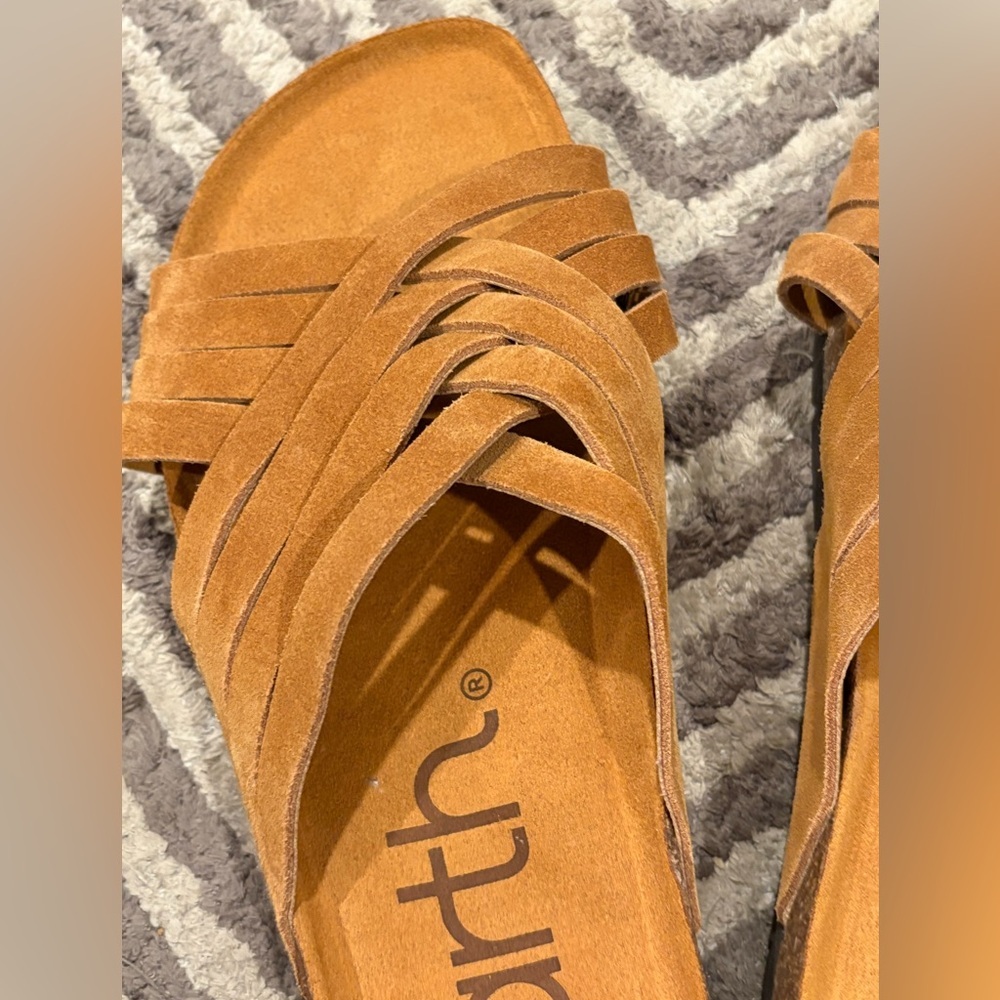 Earth Women's Atlas Round Toe Footbed Slip-On Casual Sandals New - Picture 8 of 8